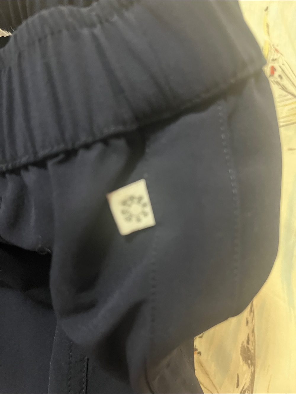 Chico's dark navy women's Cargo Pants with Zip Accents - Picture 6 of 8